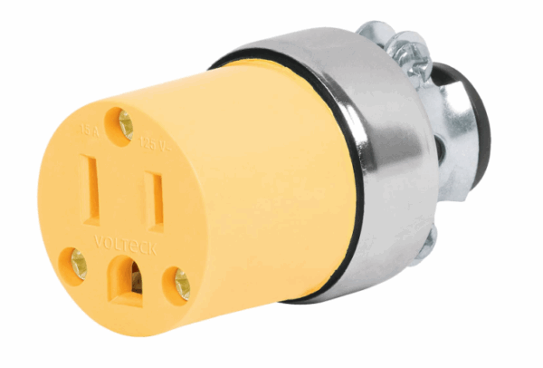 Volteck CONTACTO INDUSTRIAL BLINDADO ATERRIZADO, 2 polos+tierra, 46113. - Imagen 2
