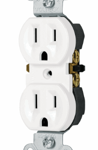 Volteck CONTACTO DUPLEX, 2 POLOS 3 HILOS, STANDARD, GRANEL, BLANCO,47733