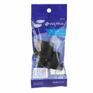 CLAVIJA Y CONTACTO DE HULE, BOLSA CON 2 PZ, Volteck, 48074