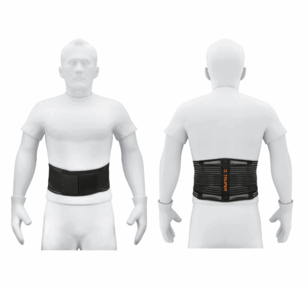 FAJA LUMBAR TIPO CINTURÓN DE MALLA TRANSPIRABLE, G, TRUPER,11962 - Imagen 3