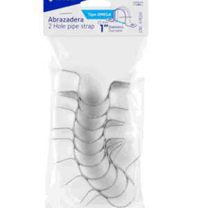 BOLSA CON  10 ABRAZADERAS 1' TIPO OMEGA PARA TUBO, Volteck, 46925