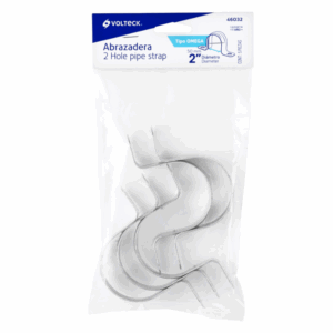 BOLSA CON 5 ABRAZADERAS 2'TIPO OMEGA PARA TUBO, Volteck, 46032