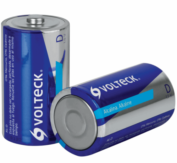 BLÍSTER CON 2 PILAS ALCALINAS D, VOLTECK,46318 - Imagen 2