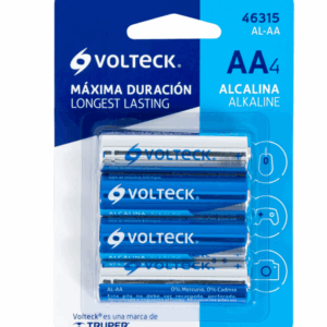 BLÍSTER CON 4 PILAS ALCALINAS AA, VOLTECK,46315
