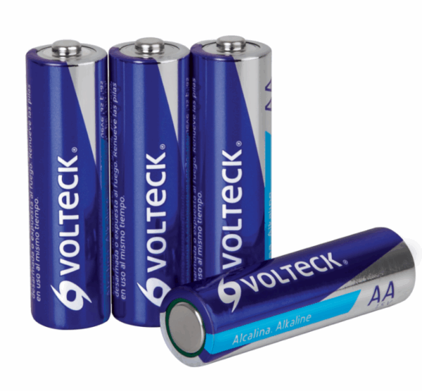 BLÍSTER CON 4 PILAS ALCALINAS AA, VOLTECK,46315 - Imagen 2