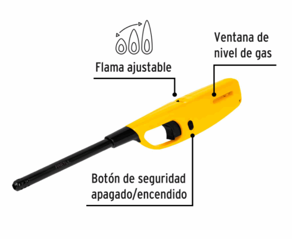 ENCENDEDOR MULTIUSOS, RECARGABLE, 27 cm, PRETUL, 25130 - Imagen 3