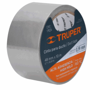 CINTA PARA DUCTO 10m x 48mm, ESPESOR 0.19mm, Truper, 12586