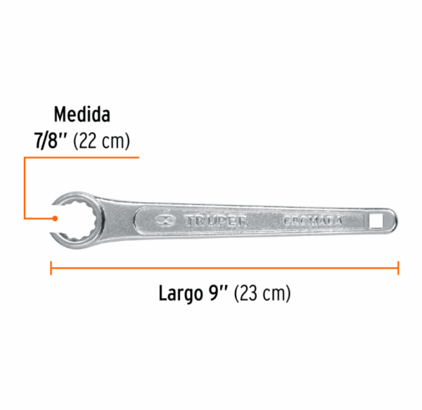 Llave 9' para tanque de gas, Truper,15490 - Imagen 3