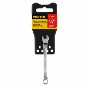 LLAVE COMBINADA 1/4' x 100 mm DE LARGO, Pretul,21880