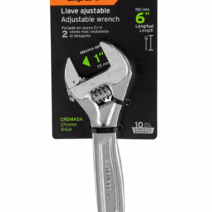 LLAVE AJUSTABLE (perico) 6' PROFECIONAL CROMADA, Expert, 15505