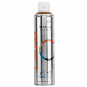 TRUPER PINTURA EN AEROSOL, ORO METÁLICO, BOTE ESBELTO, 400 ml,19066