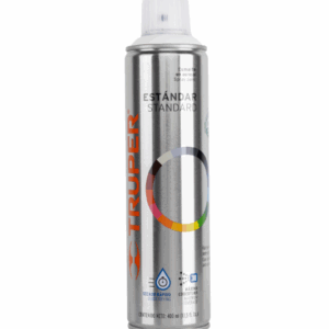 TRUPER PINTURA EN AEROSOL,BLANCO MATE, BOTE ESBELTO, 400 ml, 19034
