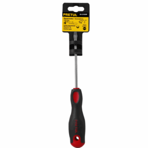 DESARMADOR PLANO 3/16 x 4' MANGO COMFORT GRIP, PRETUL, 21480