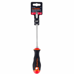 DESARMADOR PLANO 1/4' x 6' MANGO COMFORT GRIP, Truper,14000