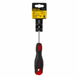 DESARMADOR PLANO 3/16 x 3' MANGO COMFORT GRIP, Pretul,21478