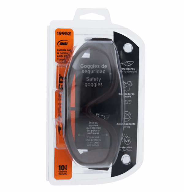 GOGGLES DE SEGURIDAD ULTRA LIGEROS, ANTIEMPAÑO, TRUPER, 19952