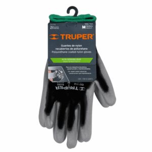 GUANTES DE NYLON RECUBIRTOS DE POLIURETANO, M, TRUPER, 13291