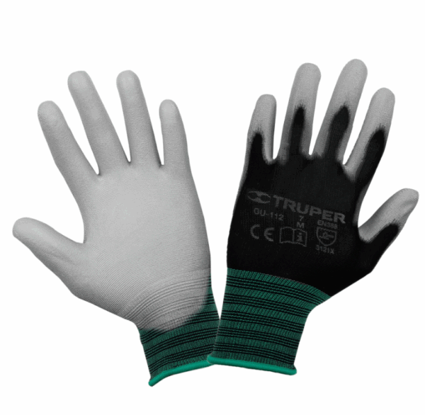 GUANTES DE NYLON RECUBIRTOS DE POLIURETANO, M, TRUPER, 13291 - Imagen 3