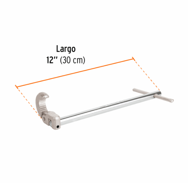 LLAVE 12' PARA PLOMERO, Truper, 12874 - Imagen 2