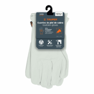 GUANTES DE PIEL DE CABRA, TIPO DE OPERADOR, TRUPER, 14286