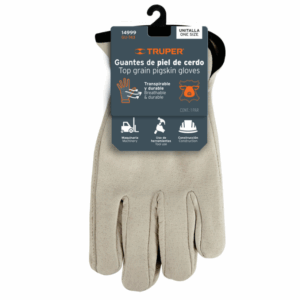 GUANTES DE PIEL DE CERDO, TIPO OPERADOR, TRUPER,14999